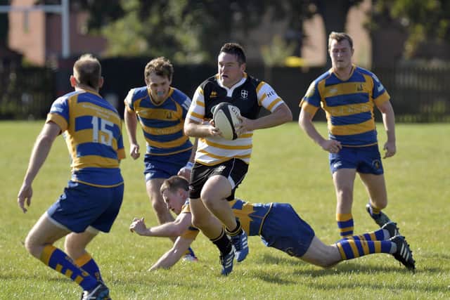 Gareth Richards, pictured during his playing career at Portsmouth RFC, is still waiting to take charge of his first match as head coach. Picture: Neil Marshall