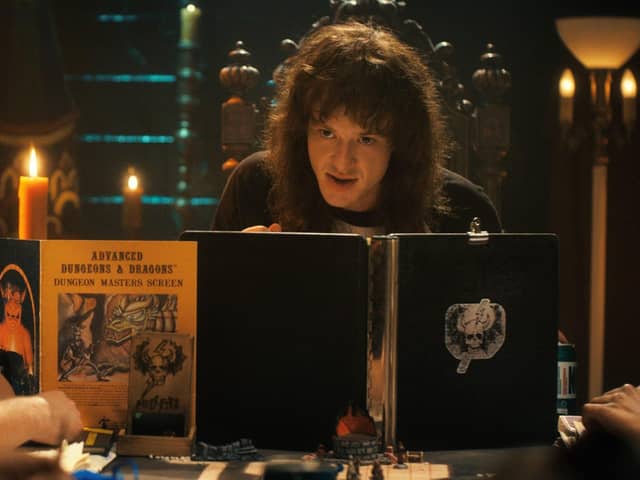 The Hellfire Club's DM, Edde Munson in Stranger Things, season four.