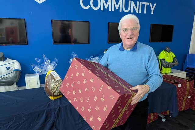 Giant Easter Egg organiser Geoff James (Havant Rotary)