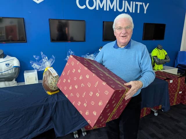 Giant Easter Egg organiser Geoff James (Havant Rotary)
