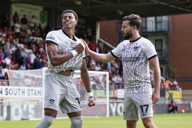 Kusini Yengi is closing in on his Pompey return after injury halted a blistering start. Picture: Jason Brown/ProSportsImages