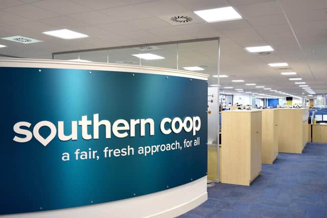 Southern Co-op reception sign.
Image submitted.