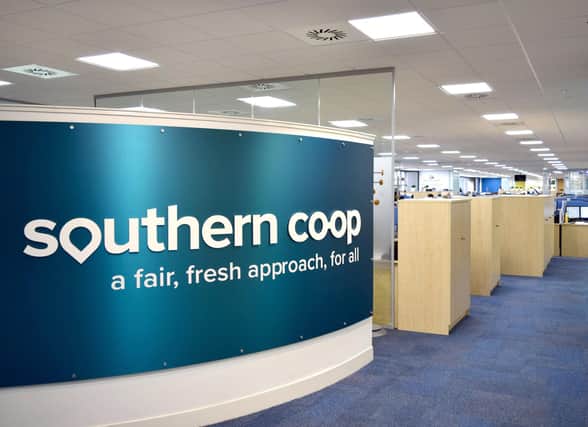 Southern Co-op reception sign.
Image submitted.