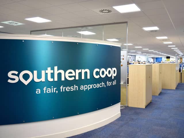 Southern Co-op reception sign.
Image submitted.