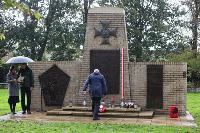 The Polish Memorial in Kingston Cemetery, Portsmouth. Picture: Sam Stephenson.