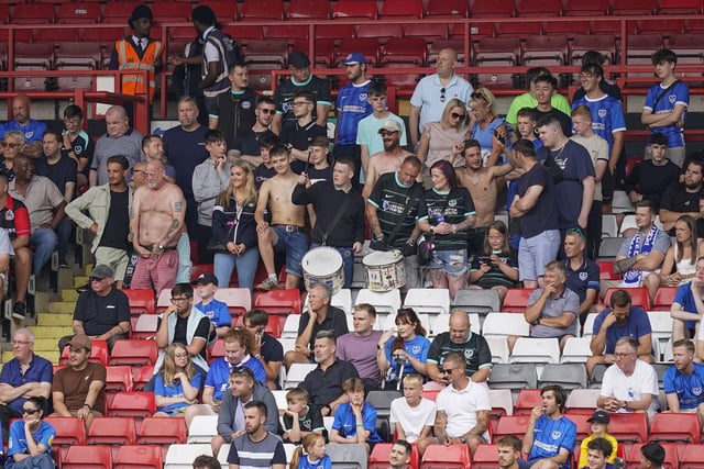 837 Pompey fans made the trip to the Valley.