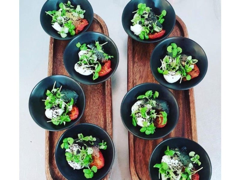 Taste of Hampshire - Isle of Wight tomato, mozzarella and basil.