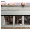 Existing shop front. Picture: Holden Signs Ltd