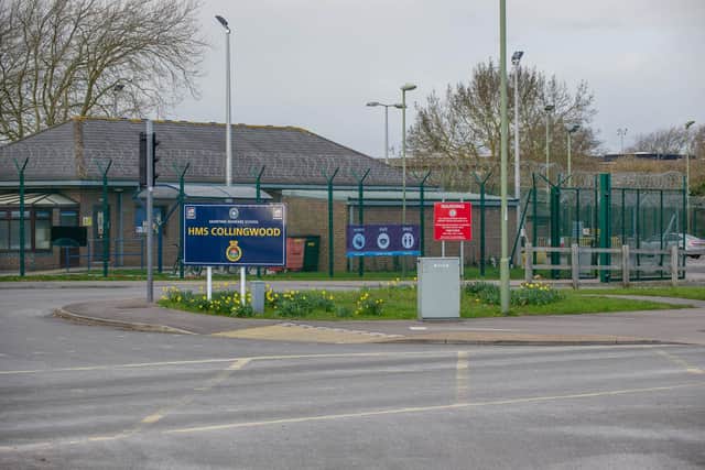 Complaints of damp, mould and squalid conditions have previously been made about HMS Collingwood in Fareham and HMS Sultan. Defence minister James Cartlidge toured both bases following pressure from Gosport MP Dame Caroline Dinenage. Picture: Habibur Rahman