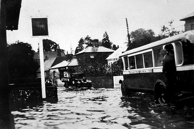 1931 Petersfield flooding. College Street