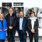 (left to right) James Ralls, Victorious Festival; Tim Rusby, Chair, Portsmouth Creates; Gemma Nicols, CEO Portsmouth Creates; Phil Gibby, Arts Council England; Steve Pitts, leader of Portsmouth City Council and Sarah Duckering, University of Portsmouth. Picture: Portsmouth City Council.