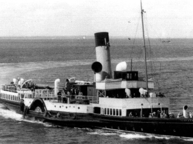 P S Portsdown the former Southern Railway paddle steamer in 1928. She assisted with the Dunkirk evacuation in 1940 and was sadly sunk by a naval mine a year later.