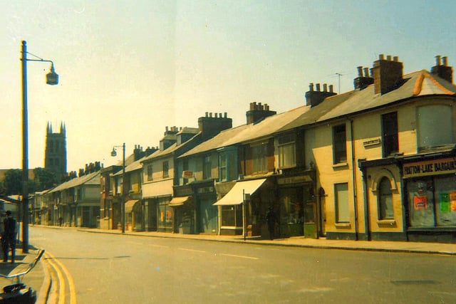 Fratton Road looking south towards St Mary’s Church