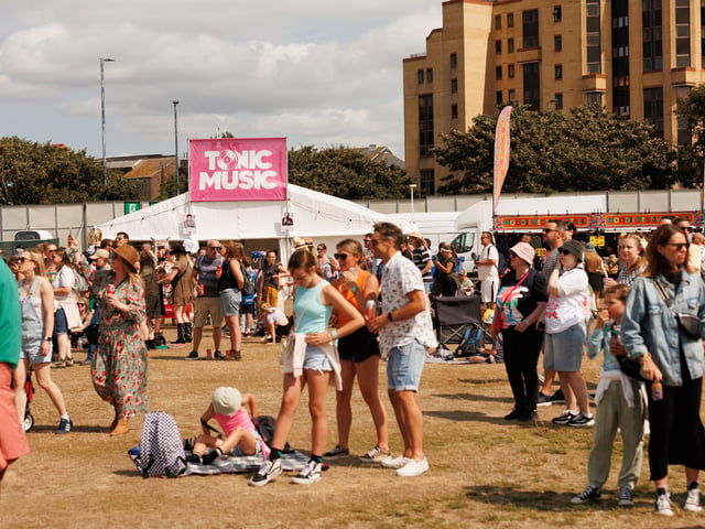 Crowds enjoy day one at Victorious Festival 2024.