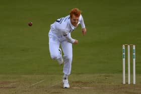 Ryan Stevenson of Hampshire in action during the first day of the friendy against Northamptonshire at The Ageas Bowl . Photo by Mike Hewitt/Getty Images.