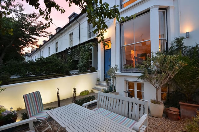 This end-of-terrace townhouse in Netley Terrace, Southsea, is on the market at a guide price of £665,000. It is listed by Fine and Country.