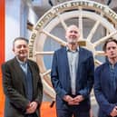 Professor Brad Beaven, Matthew Sheldon and Dr Karl Bell.