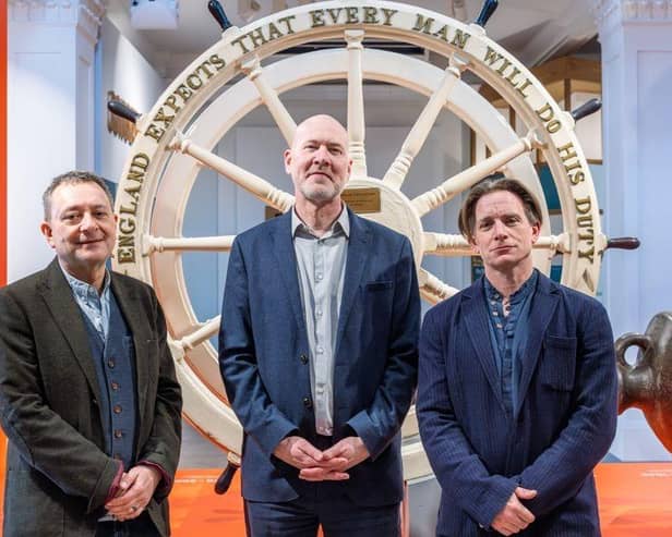 Professor Brad Beaven, Matthew Sheldon and Dr Karl Bell.