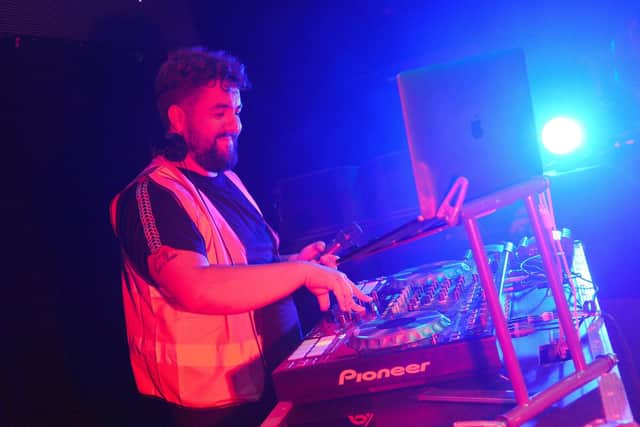 Liam Howes plays at the Mini Ravers event. Picture: Sarah Standing (311019-610)