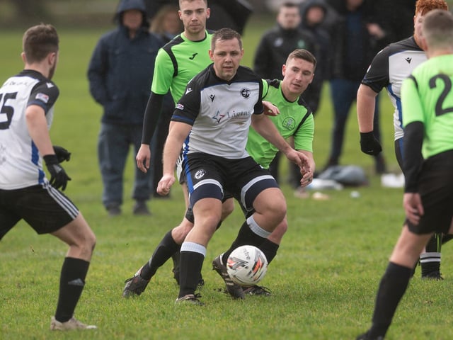 Bedhampton Village Reserves (green) v Fleur de Lys. Picture: Keith Woodland