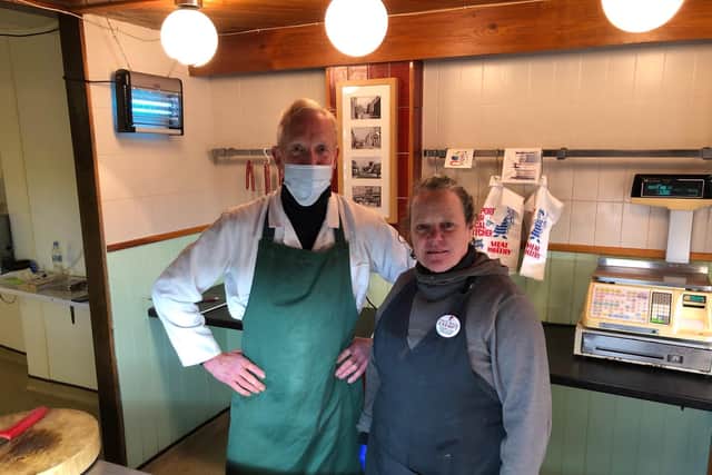 Chris and Nancy Hitching have run AJ Meats butchers in West Street, Havant, for more than 20 years. Picture: Richard Lemmer