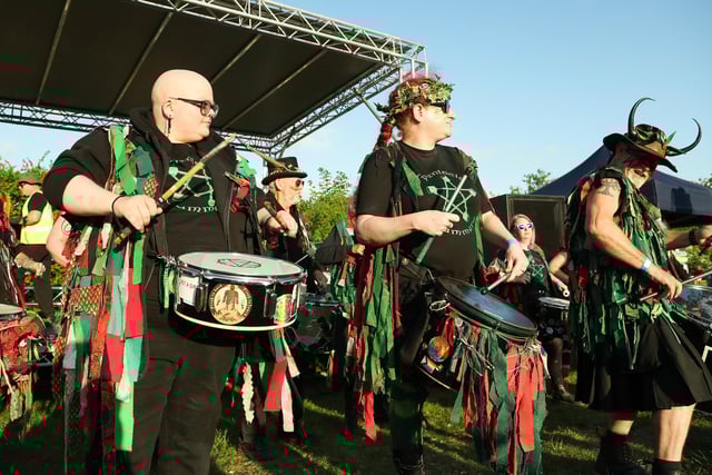 It was a beautiful sunny day at Butser Ancient Farm to celebrate the ancient May Day.