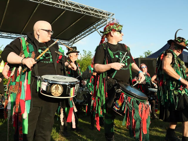 It was a beautiful sunny day at Butser Ancient Farm to celebrate the ancient May Day.