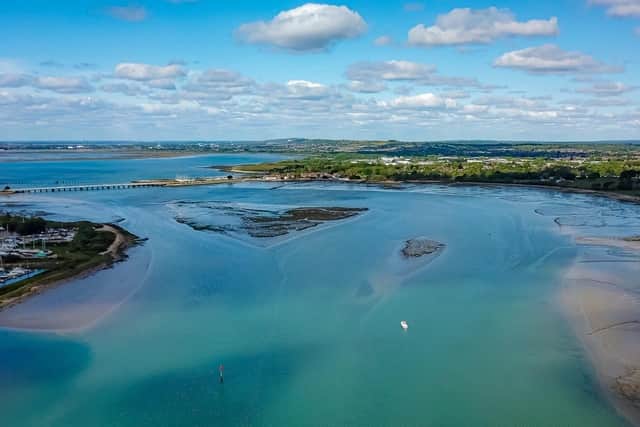 Langstone Harbour, where the trials are taking place.