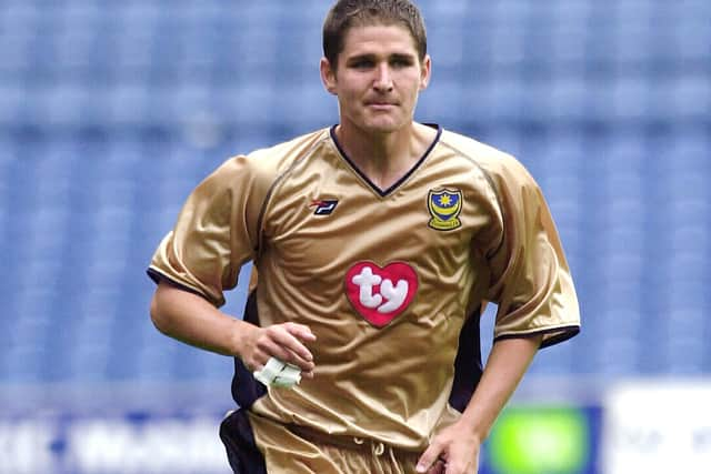 Carl Robinson in Pompey colours PICTURE:STEVE REID(023020-61)