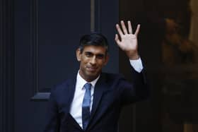 New Conservative Party leader and incoming prime minister Rishi Sunak departs Conservative Party Headquarters