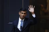 New Conservative Party leader and incoming prime minister Rishi Sunak departs Conservative Party Headquarters