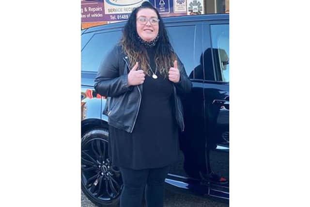 The woman police want to speak to after a £40,000 Range Rover Sport was purchased on finance with fake details in Fareham