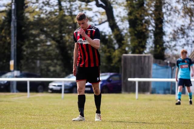 Fleetlands striker Kelvin Robinson. Picture: Tom Phillips.