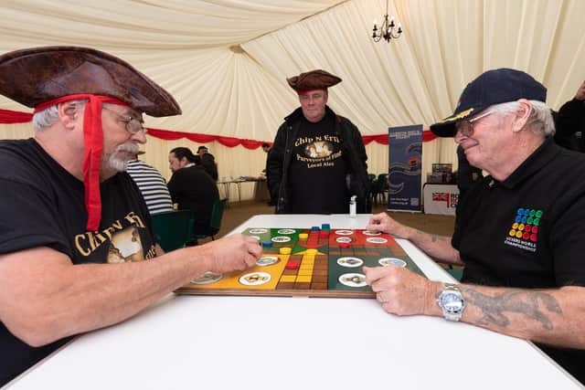 Pictured is: Mo Morris, Adrian Foster and Wally Blagdon.
Picture: Keith Woodland (231021-12)