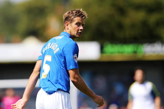 Paul Robinson made 38 appearances and scored twice for Pompey as a player. He later returned for the 2018-19 season as a coach. Picture: Joe Pepler
