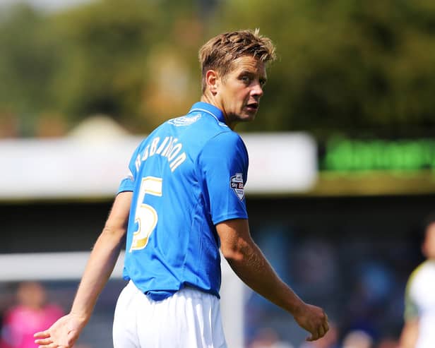 Paul Robinson made 38 appearances and scored twice for Pompey as a player. He later returned for the 2018-19 season as a coach. Picture: Joe Pepler