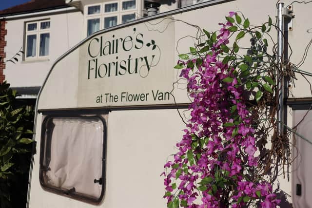 Claires Floristry is running a charity campaign that uses selfies to raise money for a domestic abuse charity.