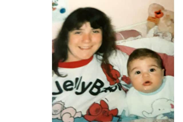 Josh Harris with his late sister, Nicola Wallace. Picture: Courtesy of Josh Harris.