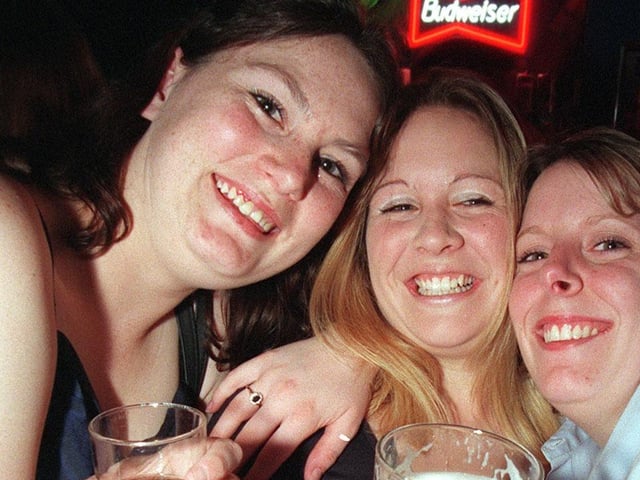 Revellers enjoying the night at Millennium Club in Gosport in 1999