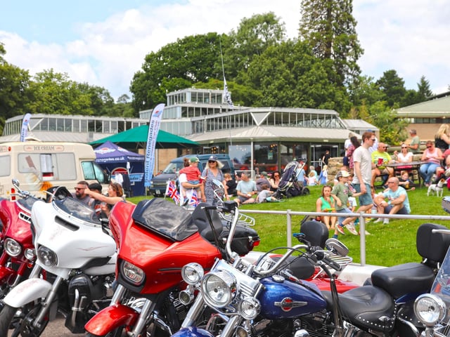 Visitors at the Custom and American Show