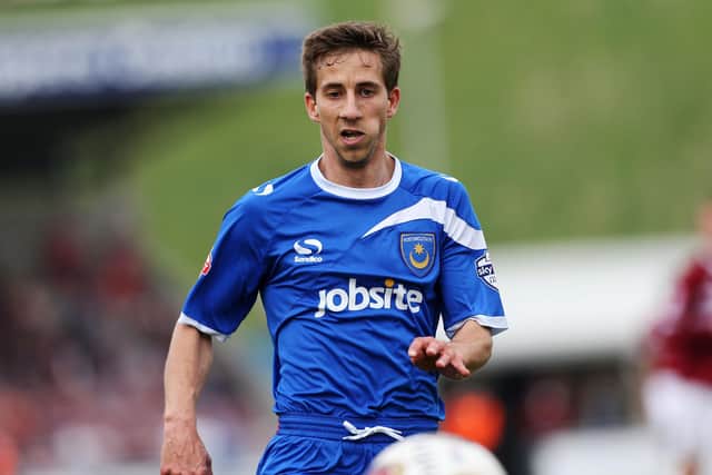 Wes Fogden scored twice in 28 appearances for Pompey before leaving in July 2015. Picture: Joe Pepler