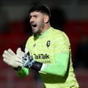 Tom King in action for Salford earlier this season. The Baffins lad has now won promotion to League One with Northampton. Picture: Charlotte Tattersall/Getty Images