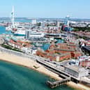 An aerial view of Portsmouth. Picture: Adobe Stock.