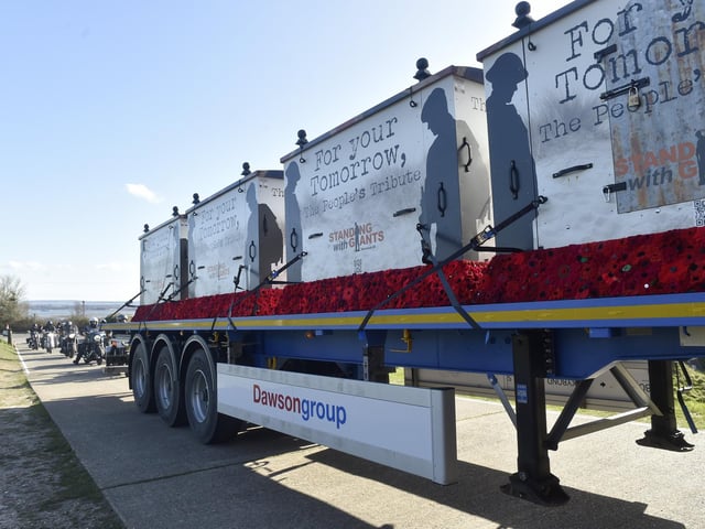 Standing With Giants returned to Portsmouth on Friday, March 28.   Picture: Sarah Standing (280325-1422)