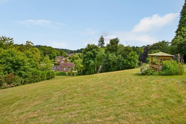 Springhead Barn is around 210 years old, but has become a comfortable modern home. Picture: Fine and Country