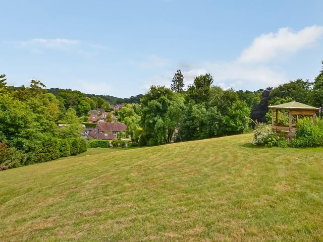 Springhead Barn is around 210 years old, but has become a comfortable modern home. Picture: Fine and Country
