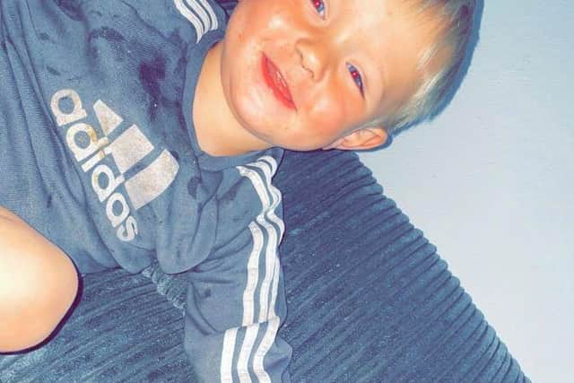 Greyson Birch, two, died on Thursday after being found unresponsive in a lake in Swanwick. Photo: Hampshire police