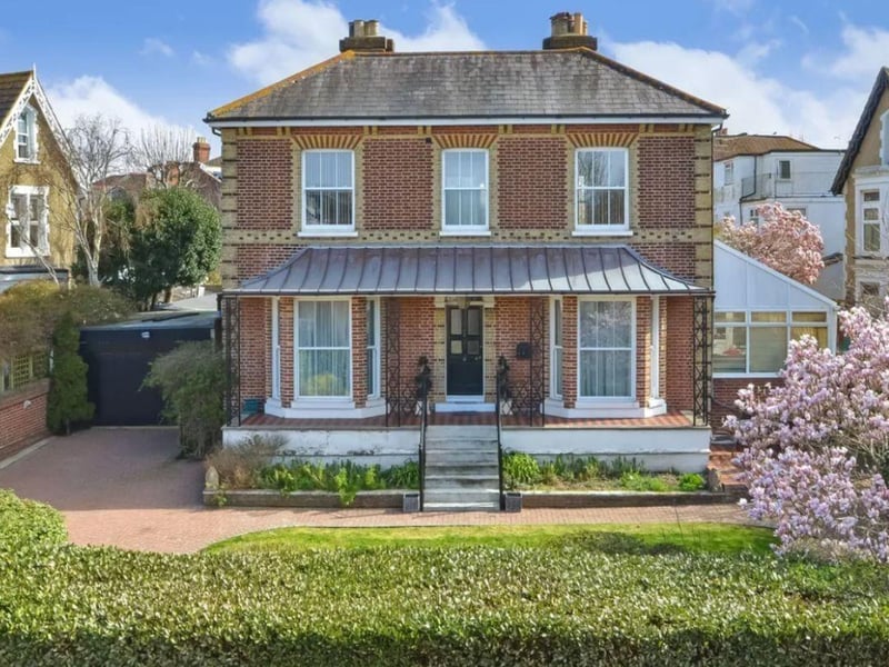 This property comes with six bedrooms, four bathrooms and three reception rooms as well as a garage and parking and a garden.