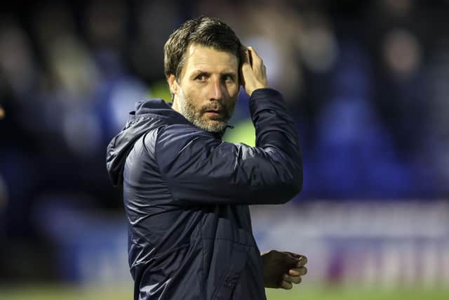 Danny Cowley has reiterated that Pompey’s hard work is continuing behind the scenes to sign players this summer. Picture: Robin Jones