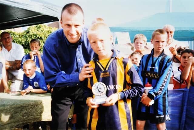 Matt Ritchie with Steve Claridge as a youngster


PICTURE: ALLAN HUTCHINGS (092090-628)